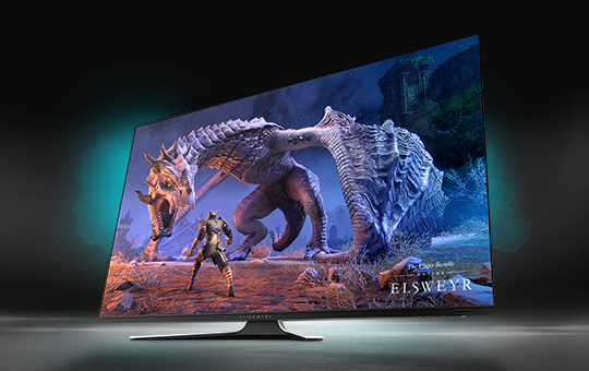 【157,000円OFF】モンスターは存在する。ALIENWARE 55インチ ゲーミングモニター